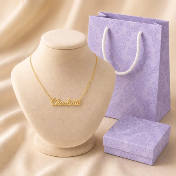 Sacred Scribes - Custom Necklace Personalised 18K Gold Plated Necklace